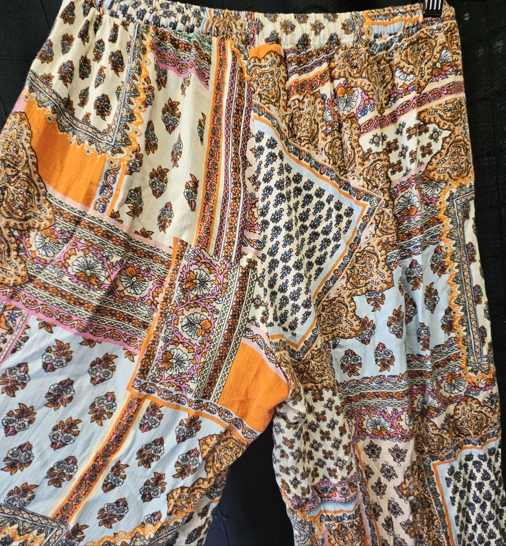 Christian Siriano New York Mixed Print Palazzo Pants - Small - Picture 5 of 8
